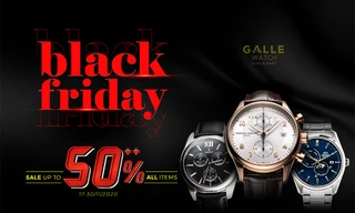 Black Friday 2020 - Săn đồng hồ hiệu ưu đãi tới 50% tại Galle Watch 