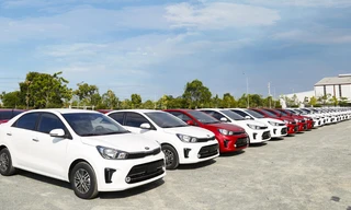 Xe Kia Soluto sản xuất tại nhà máy THACO Kia - KCN THACO Chu Lai