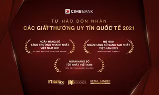 CIMB ghi dấu ấn đổi mới và sáng tạo với ngân hàng số