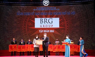 Tập đoàn BRG vinh dự nhận Bằng khen Xuất sắc toàn diện của Thành phố Hà Nội