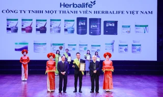 Herbalife Việt Nam đạt giải thưởng 'Sản phẩm vàng vì sức khỏe cộng đồng' lần thứ 10 liên tiếp