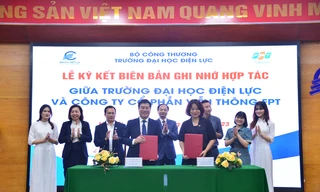 ĐH Điện lực và CTCPVT FPT ký kết biên bản ghi nhớ hợp tác về nghiên cứu và đào tạo trong lĩnh vực Điện tử - Viễn thông