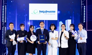 Imexpharm được vinh danh là top 5 công ty có môi trường làm việc tốt nhất Việt Nam