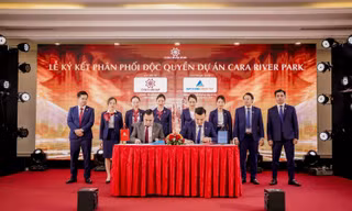 Đất Xanh Miền Tây ký kết phân phối độc quyền dự án Cara River Park