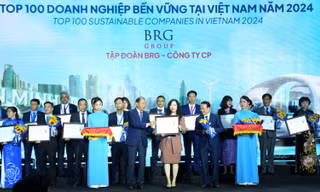 Tập đoàn BRG lần thứ tư liên tiếp được vinh danh Doanh nghiệp Bền vững Việt Nam