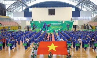 Hơn 1.500 học sinh tham gia Giải Hội khỏe Phù Đổng môn Vovinam Việt Võ Đạo