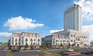 Phối cảnh Vincom Shophouse Tây Ninh, dự án đã tăng giá gấp đôi chỉ sau 2 năm.