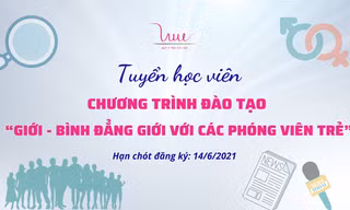 Chương trình đào tạo phi lợi nhuận về ‘Giới và Bình đẳng giới’ cho các phóng viên trẻ