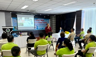 VWS tổ chức tập huấn an toàn mùa mưa cho người lao động