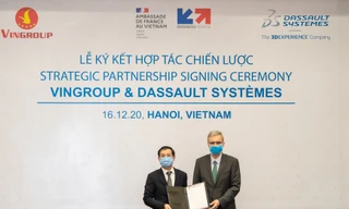 Vingroup ký kết hợp tác chiến lược với Dassault Systèmes thúc đẩy chuyển đổi số