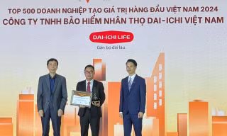 Dai-ichi Life Việt Nam được xếp thứ 55 trong 'Top 500 doanh nghiệp tạo giá trị hàng đầu Việt Nam năm 2024'