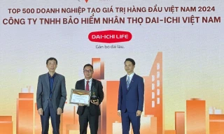 Dai-ichi Life Việt Nam được xếp thứ 55 trong 'Top 500 doanh nghiệp tạo giá trị hàng đầu Việt Nam năm 2024'