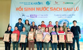 Karofi hồi sinh nước sạch sau lũ: Tặng 500 máy lọc chuyên biệt cho miền Trung