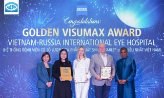 Mắt Việt - Nga nhận giải thưởng số 1 Việt Nam về phẫu thuật khúc xạ Smile và Smile Pro
