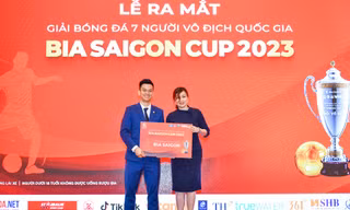 Bia Saigon và Vietfootball khởi động mùa giải bóng đá 7 người vô địch quốc gia