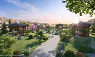 Khám phá Ngự hoa viên độc nhất trong lòng Đảo Vua ở Vinhomes Royal Island