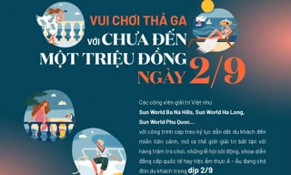 Khám phá trọn vẹn 'thiên đường giải trí' 2/9 với chưa đến một triệu đồng 