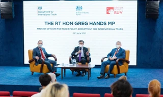 BUV tiếp đón Quốc vụ Khanh phụ trách Chính sách thương mại Vương quốc Anh