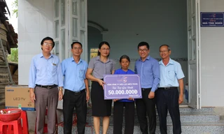 PC Đắk Nông tặng căn nhà tình nghĩa cho gia đình bà Hà Thị Sinh