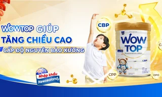 Sữa hỗ trợ phát triển chiều cao WOWTOP - đột phá mới nhờ CBP - vàng ròng cho chiều cao