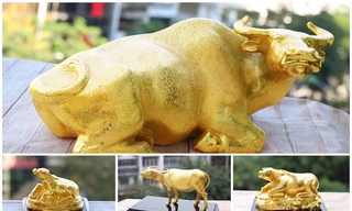 Cận cảnh bộ sưu tập Trâu mạ vàng đón tết Tân Sửu 2021