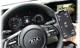 ICAR Ellisafe i3 hiển thị lên màn hình hệ thống của xe (ODO)