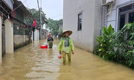 Hà Nội phát lệnh báo động lũ cấp 2 trên sông Bùi, sông Tích