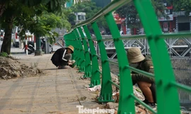 Hà Nội thay lan can sông Kim Ngưu, chỉnh trang sông nội đô trước đại lễ