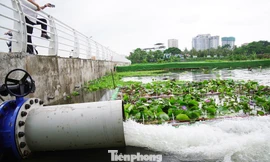 Chính thức bổ cập nước vào hồ Tây