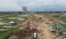 Dự án đường Vành đai 3,5 đang được thi công