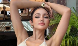 Thí sinh Hoa hậu Hoàn vũ khoe dáng với áo tắm 