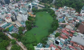 Hà Nội: Vướng mặt bằng, dự án cải tạo hạ tầng kỹ thuật hồ Rẻ Quạt "án binh bất động" nhiều năm 