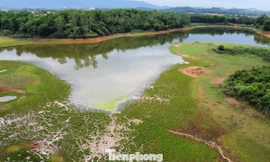 Cảnh báo nguy cơ mất an toàn tại hồ Đồng Mô 