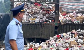 Hà Nội tiêu hủy 91.036 sản phẩm mỹ phẩm không rõ nguồn gốc