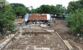 Cận cảnh khu tưởng niệm gấp rút hoàn thành tại Công viên Võ Thị Sáu