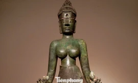 Bảo vật quốc gia tượng Bồ tát Tara hoàn chỉnh lần đầu lộ diện 