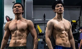 Ngoại hình vạm vỡ của Quang trong 'Mưa đỏ'