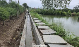 Tranh cãi trách nhiệm vụ 'dân góp tiền làm mương tiêu bị yêu cầu xử lý'