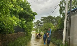 Hà Nội báo động lũ cấp 3 trên sông Cà Lồ, hơn 2.500 nhân khẩu bị cô lập