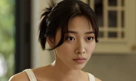 Tạo hình AI sau khi xóa mặt Thùy Tiên