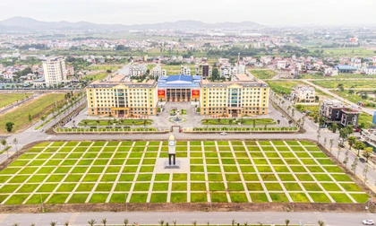 Bay trên Trung tâm hành chính mới của tỉnh Bắc Ninh
