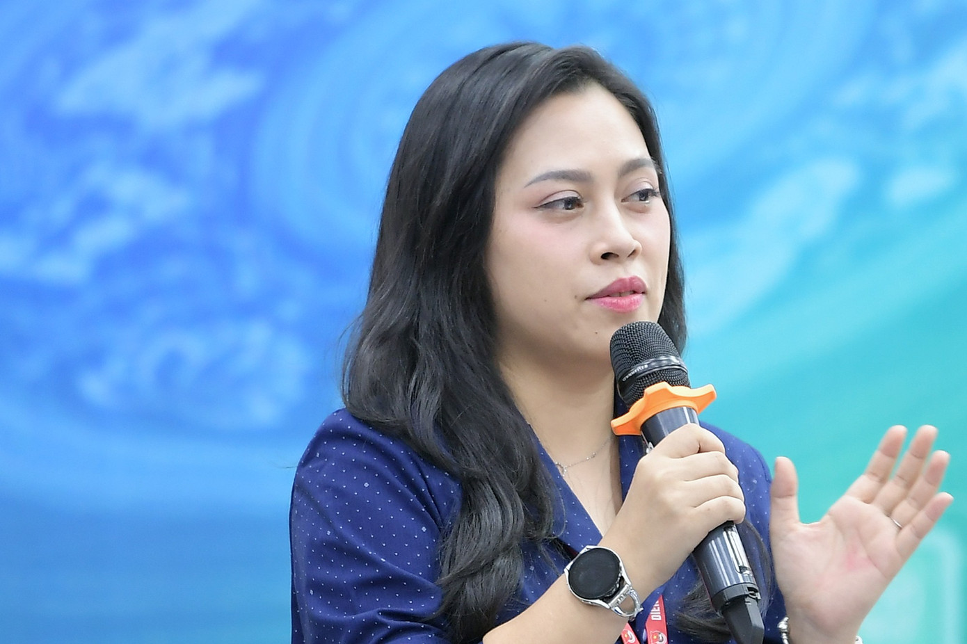 ThS Lê Nguyễn Minh Phương (ĐH Global Cyber). Ảnh: DƯƠNG TRIỀU dsc-5358.jpg