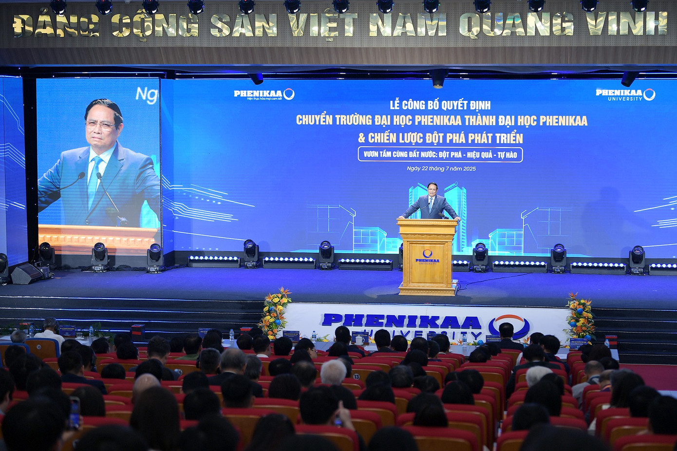 Thủ tướng Phạm Minh Chính phát biểu tại chương trình. dsc-6006.jpg