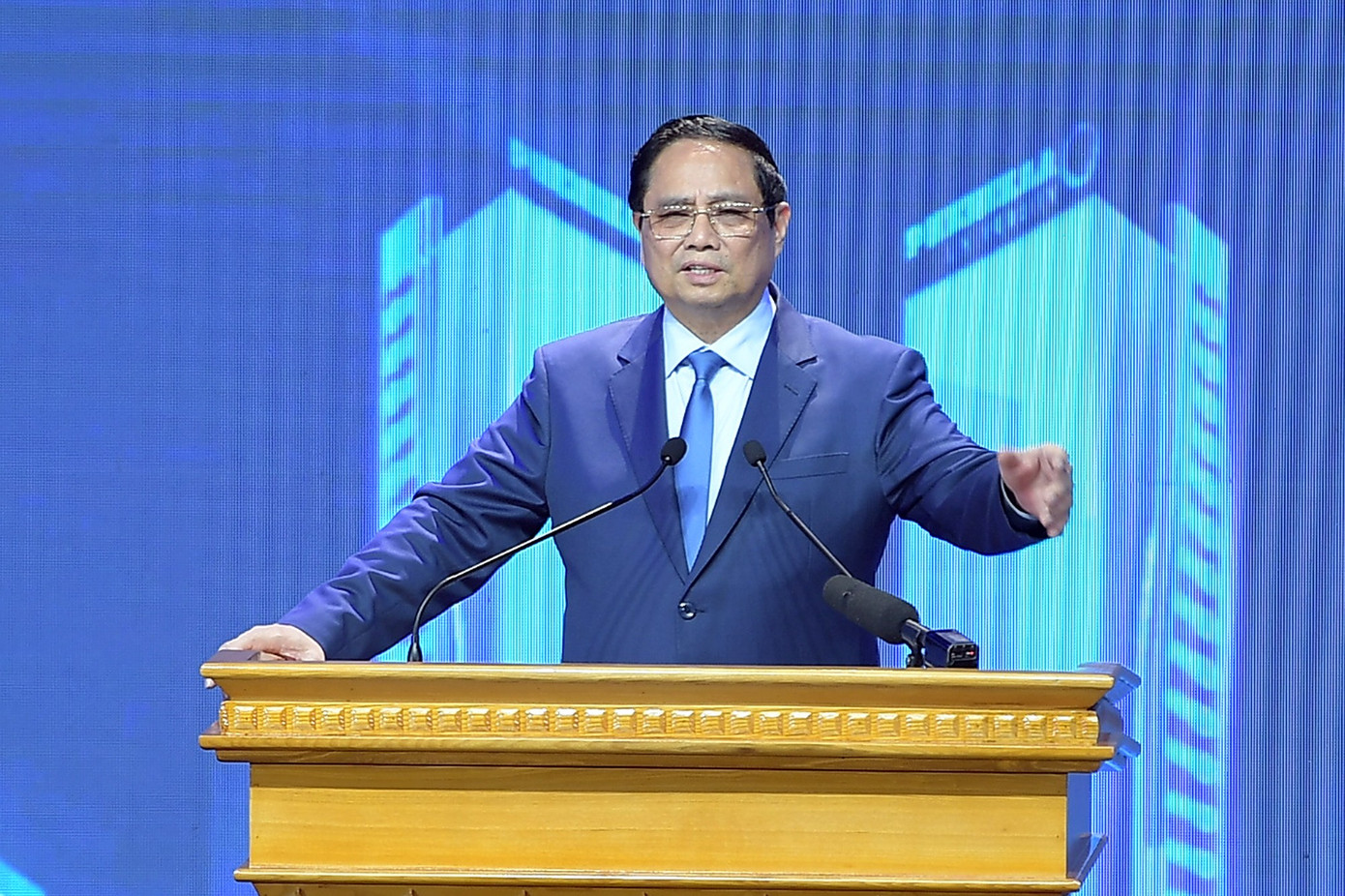 Thủ tướng Phạm Minh Chính phát biểu tại chương trình. dsc-6032.jpg