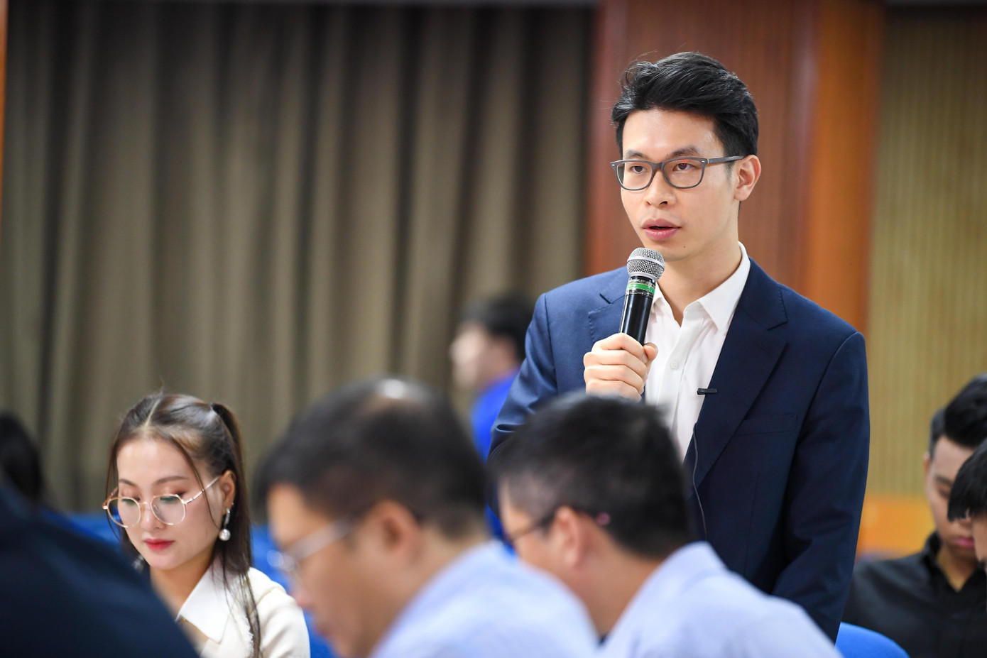 TS. Nguyễn Viết Hải phát biểu góp ý tại hội nghị. Ảnh: Dương Triều dsc-1992.jpg