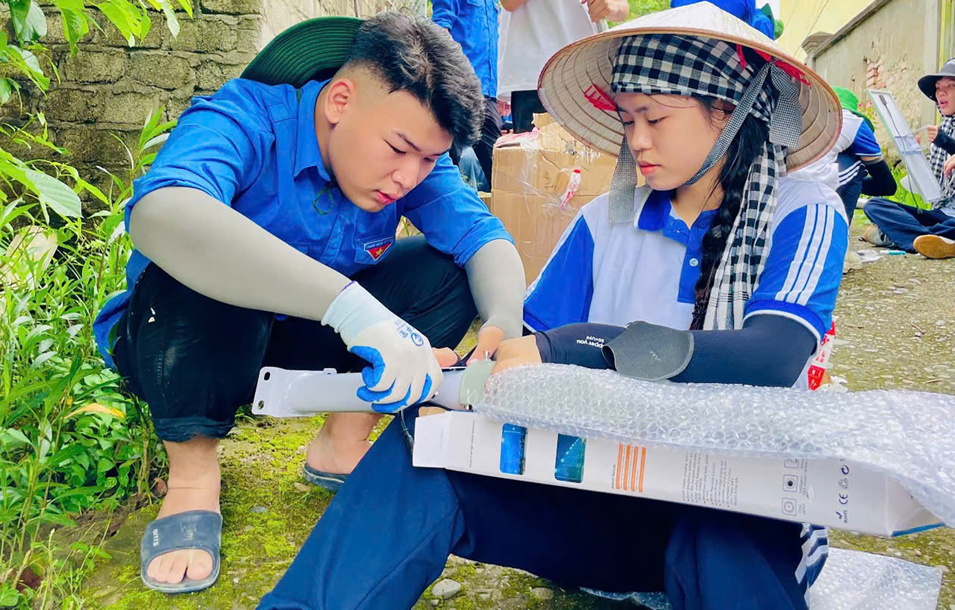 Sinh viên trường ĐH Tài chính – Ngân hàng Hà Nội tham gia Chiến dịch 'Mùa Hè Xanh' năm 2025 tại Nghệ An. nguyen-truong-an.jpg