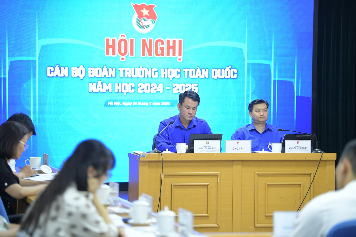 Hội nghị Cán bộ Đoàn trường học toàn quốc năm học 2024 – 2025. Ảnh: DƯƠNG TRIỀU dsc-6420.jpg