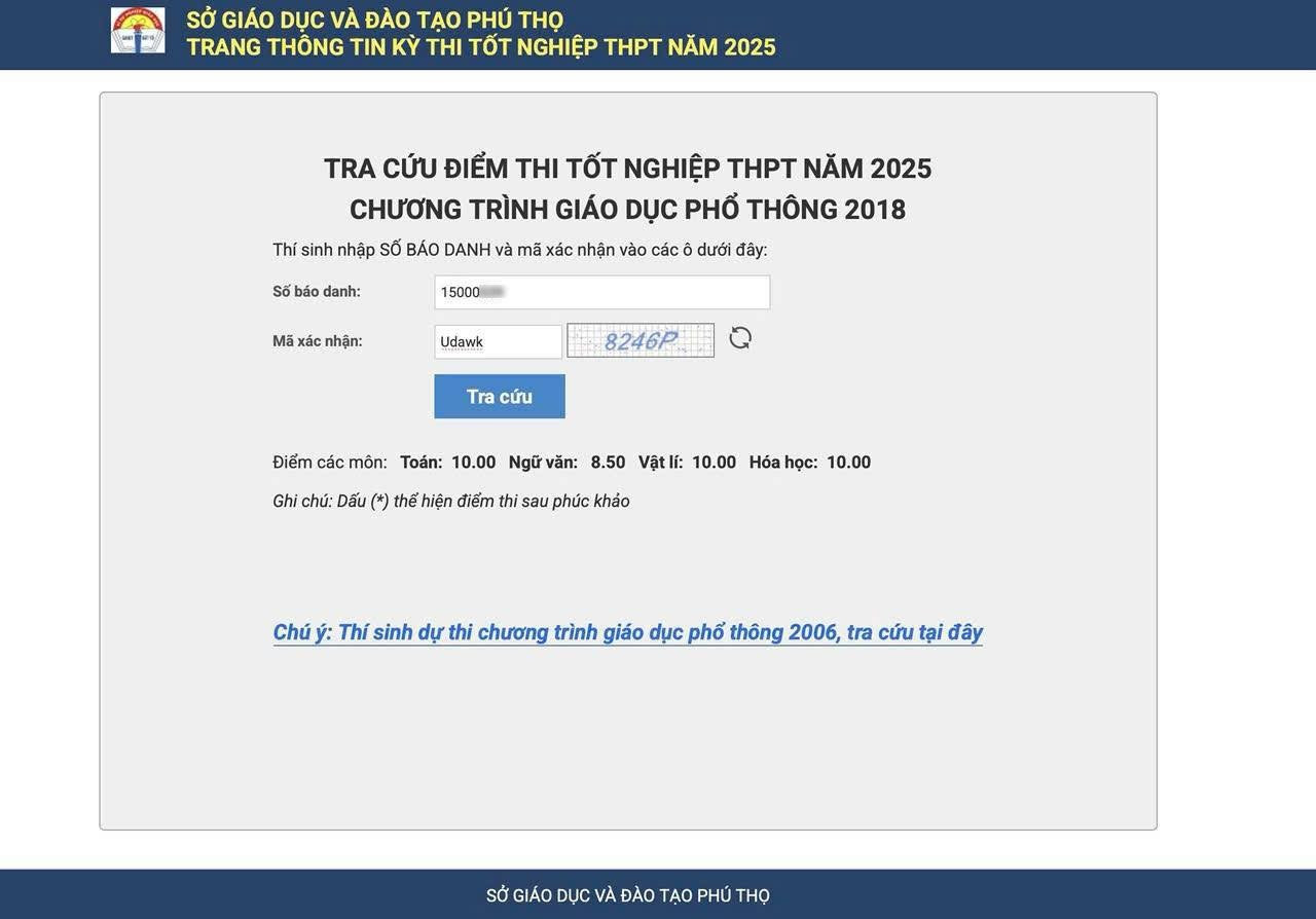 Điểm thi tốt nghiệp THPT 2025 của Nguyễn Lê Hiền Mai. hien-mai22.jpg
