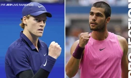 Jannik Sinner và Carlos Alcaraz.