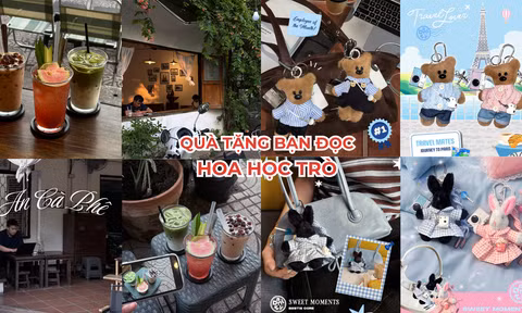 Quà tặng bạn đọc: Nhâm nhi nước, săn hoàng hôn và móc khóa thú bông độc bản